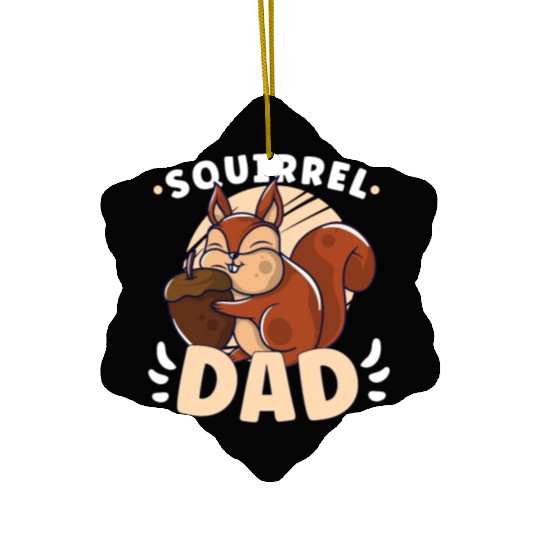 Funny Squirrel Fan Squirrel Lover Chipmunk Addict Ceramic Ornaments