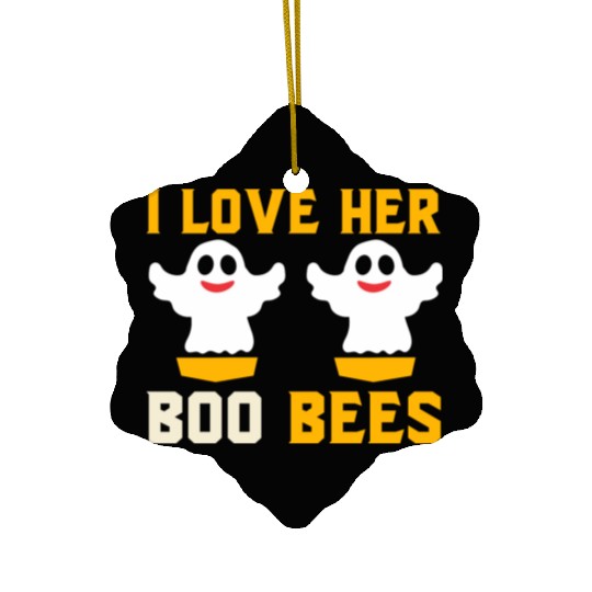 I love her Boo Bees Ceramic Ornaments