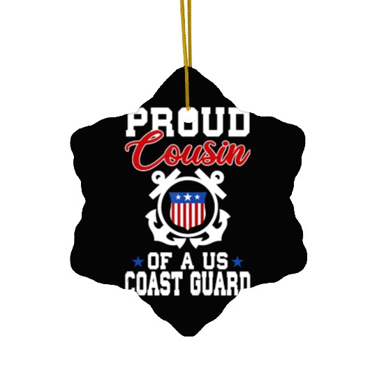 Proud US Coast Guard Cousin Ceramic Ornaments