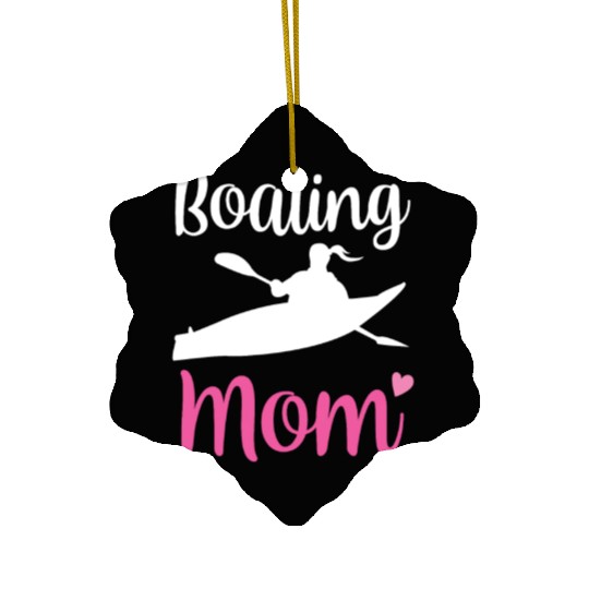Boating Mom Kayak Ship Yacht Captain Boat Ceramic Ornaments