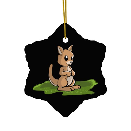 Kangaroo Ceramic Ornaments