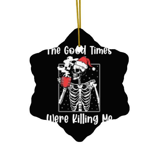 The Good Times Sobriety Anniversary Recovery Sober Ceramic Ornaments