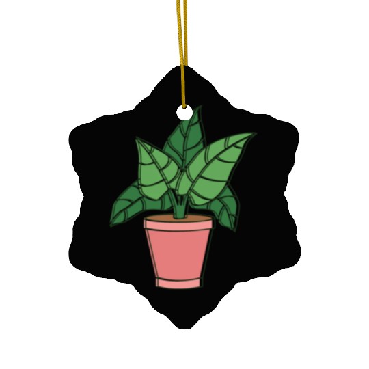 plant summer, automn, flowers, sea, plants Ceramic Ornaments