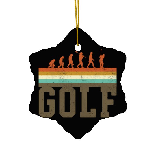 Evolutionary History of Golf Ceramic Ornaments