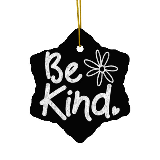 Anti Bully Be Kind Cute Orange Unity Day Bullying Ceramic Ornaments