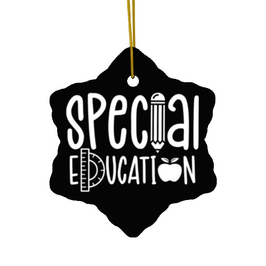 Special Education Cute Awareness Sped Teacher Ceramic Ornaments