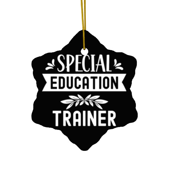 Special Education Trainer Awareness Sped Teacher Ceramic Ornaments