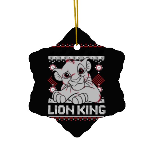 Lion King Christmas Ceramic Ornaments