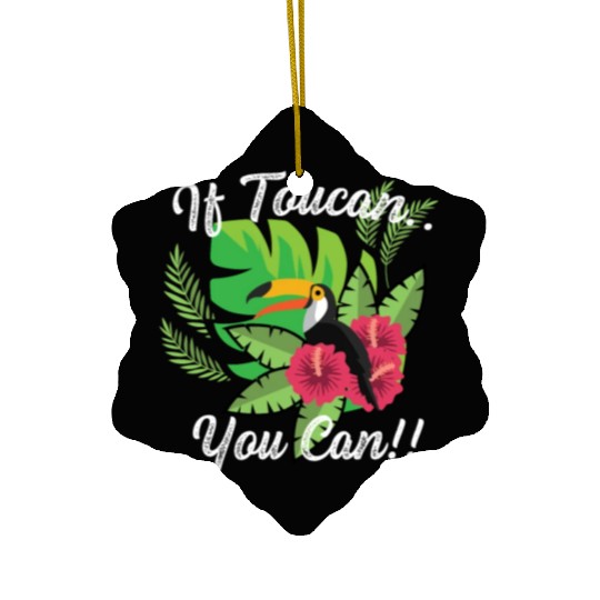You Can Courageous Person Gift Ceramic Ornaments