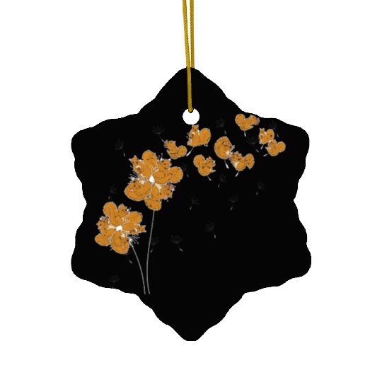 Funny Nature Forest Animal Dandelion Squirrel Ceramic Ornaments