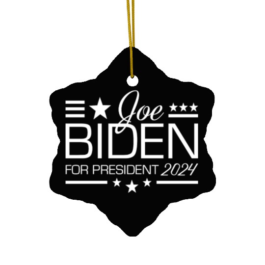 Joe Biden For President 2024 Ceramic Ornaments