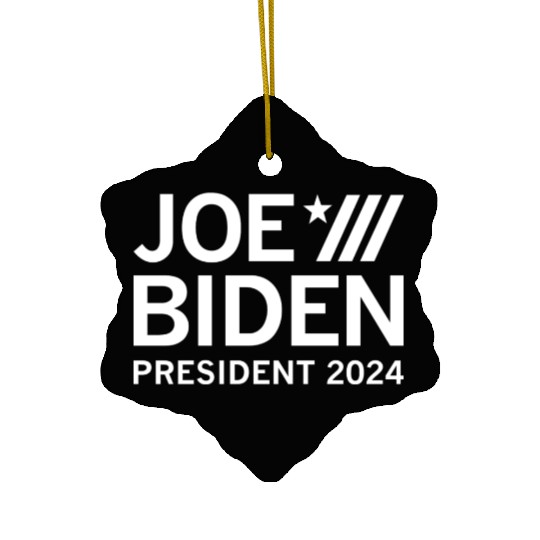 Joe Biden President 2024 Ceramic Ornaments
