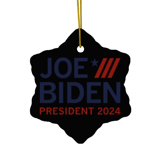 Joe Biden President 2024 Ceramic Ornaments