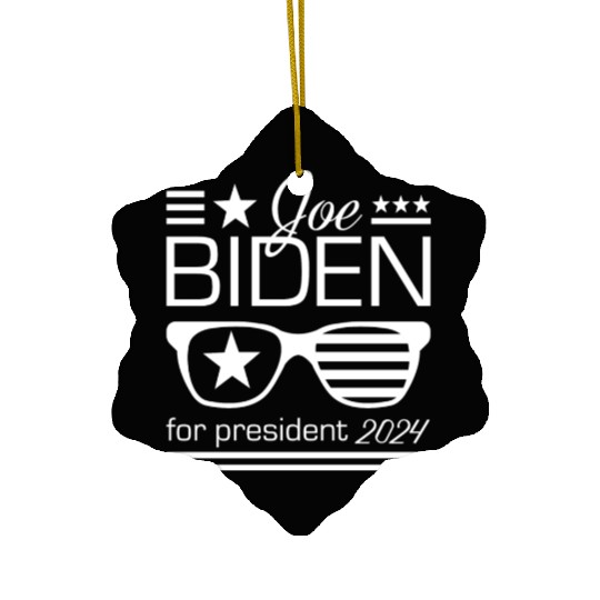 Joe Biden For President 2024 Ceramic Ornaments