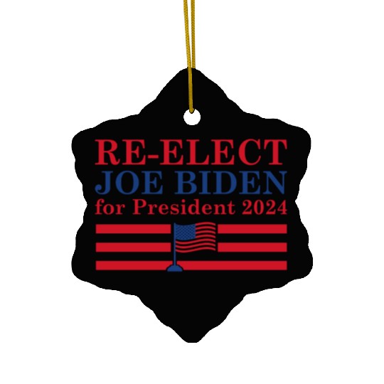 Joe Biden For President 2024 Ceramic Ornaments