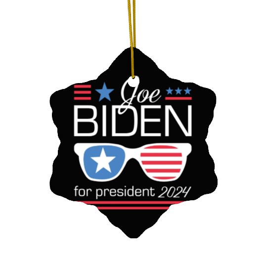 Joe Biden For President 2024 Ceramic Ornaments