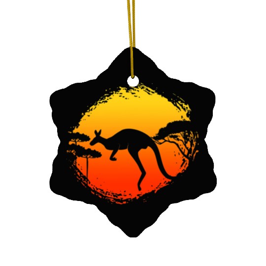 Kangaroo Australia Animal Aussie Nature Australian Ceramic Ornaments