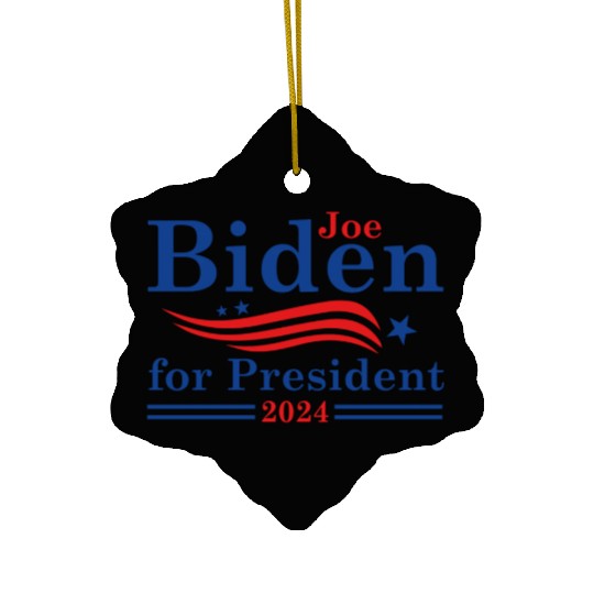 Joe Biden For President 2024 Ceramic Ornaments