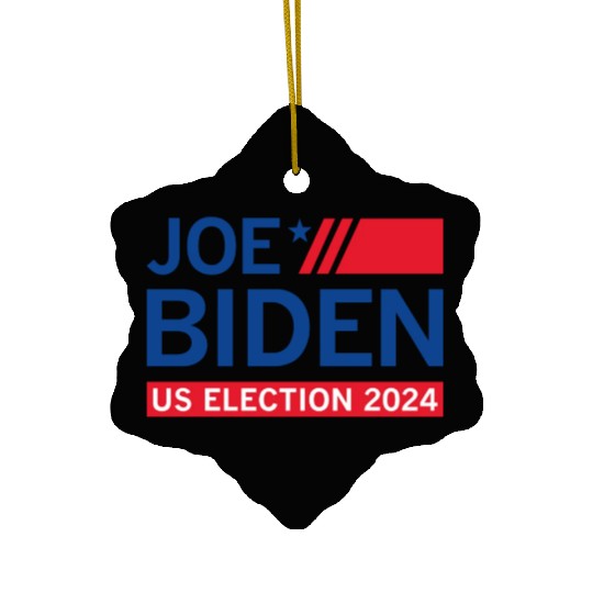 Joe Biden US Election 2024 Ceramic Ornaments