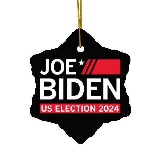 Joe Biden US Election 2024 Ceramic Ornaments