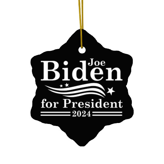 Joe Biden For President 2024 Ceramic Ornaments
