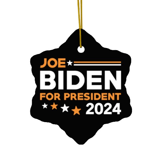 Joe Biden For President 2024 Ceramic Ornaments