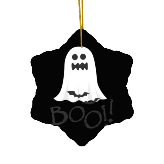 Basic Witch "BOO" for Halloween 2022 Design at the Ceramic Ornaments