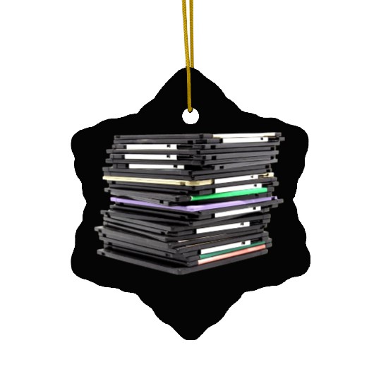 Floppy Disk Computer Data Science Ceramic Ornaments
