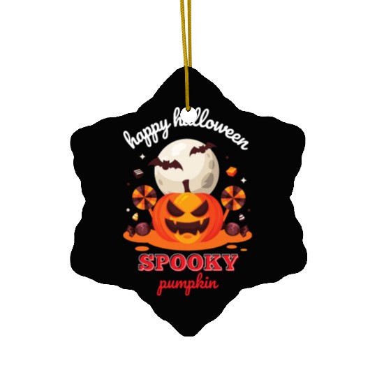 Halloween night story series Ceramic Ornaments