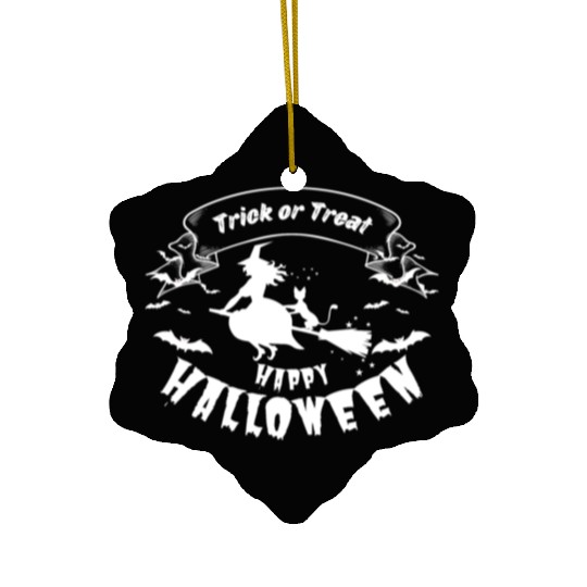 Halloween night story series Ceramic Ornaments