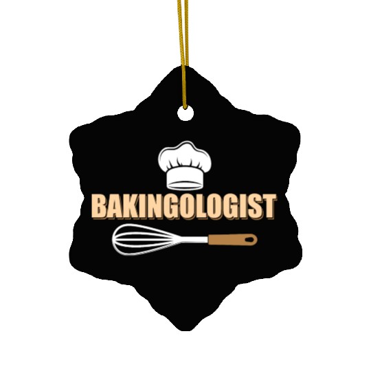 Bakingologist Cookie Pastry Baking Cake Ceramic Ornaments