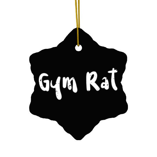 Gym Rat - Workout Ceramic Ornaments