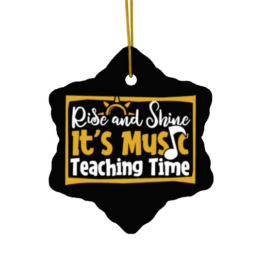 Music Teacher Ceramic Ornaments