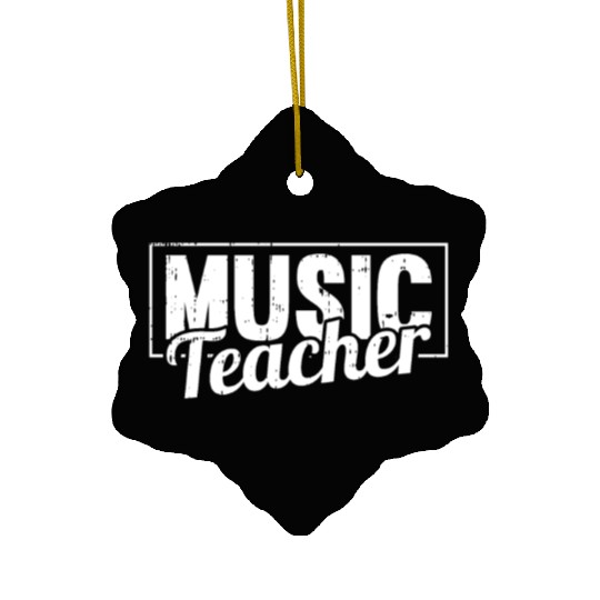 Music Teacher Ceramic Ornaments
