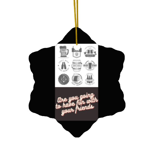 chill Rum with your friends Ceramic Ornaments