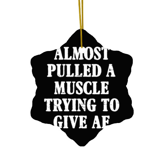 Womens Workout Saying Gym Ceramic Ornaments