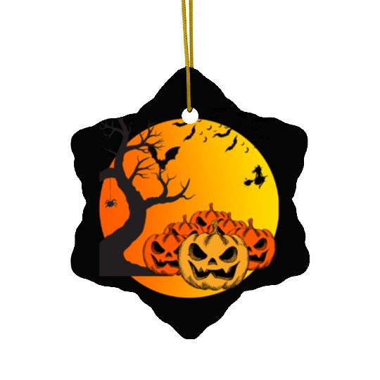 Halloween Night Ceramic Ornaments