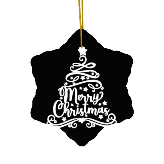 Merry Christmas Ceramic Ornaments