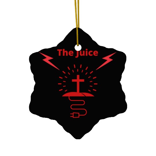 The Juice (Christian/Catholic) Ceramic Ornaments