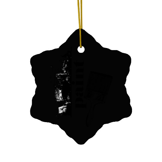 Paintbrush Paintbrush Painter Painting Art Artist Ceramic Ornaments