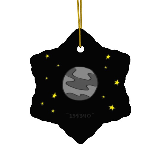 Pluto is a Planet Minor Planet Number 134340 Ceramic Ornaments