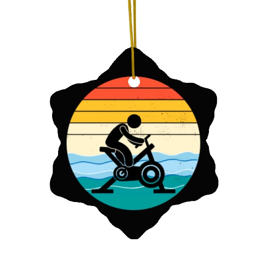 Aqua Cycling Swimming Pool Fitness Training Ceramic Ornaments