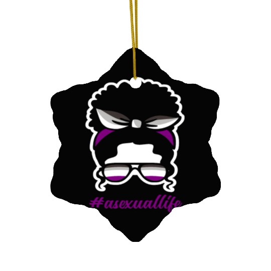 Asexual Woman Women Gift Ceramic Ornaments