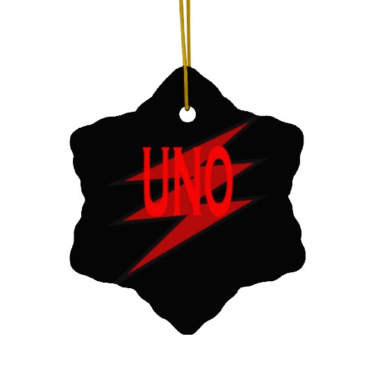 uno Ceramic Ornaments