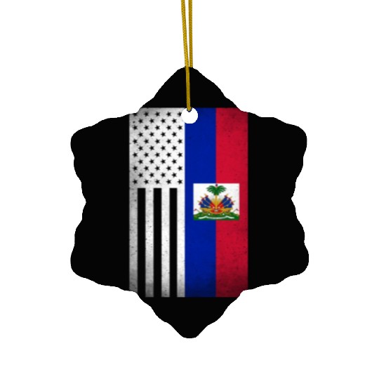 Haiti Design for proud Haitian Americans Ceramic Ornaments