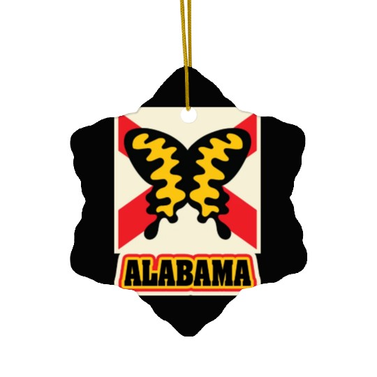 US States Albm Ceramic Ornaments