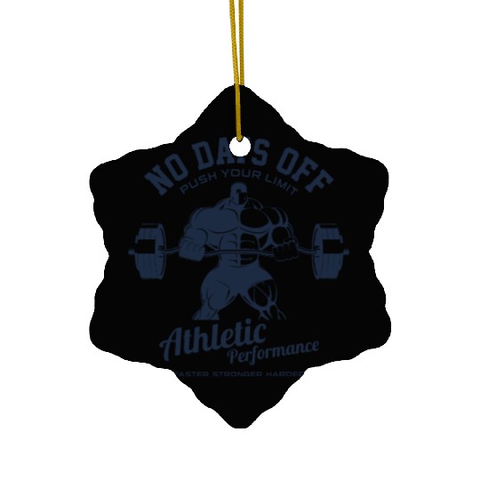 bodybuilding fitness gym Ceramic Ornaments