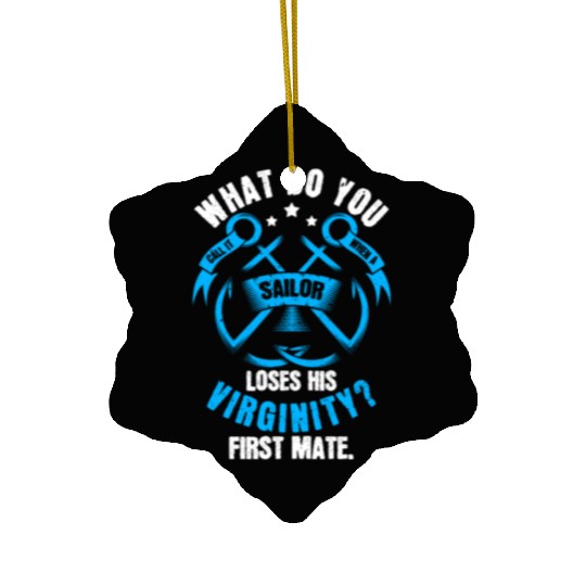 Sailing Sailor Hilarious Ceramic Ornaments