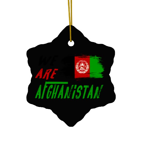 We are Afghanistan Ceramic Ornaments