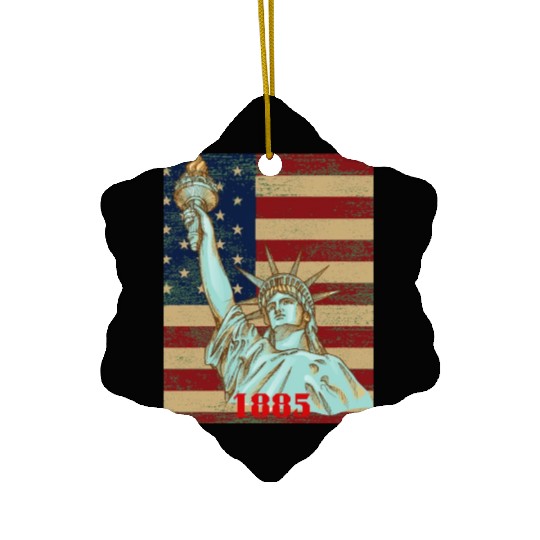 LOVE-Statue of Liberty Ceramic Ornaments